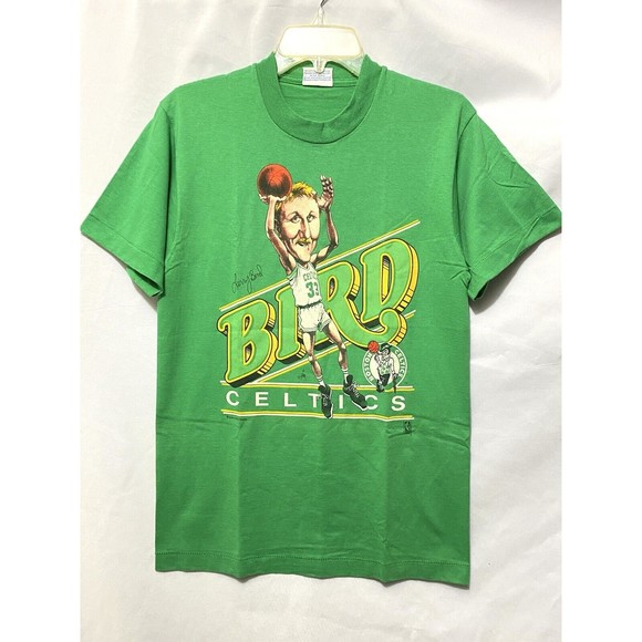 Vintage Larry Bird Boston Celtics Caricature T Shirt Salem Sportswear Medium - Picture 2 of 5